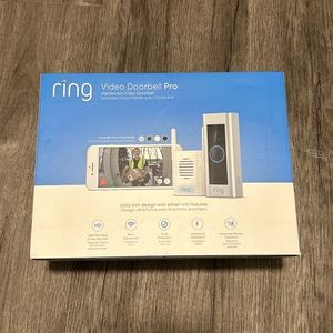 RING Video Doorbell Pro Hardwired Video Doorbell (New Never Used)
